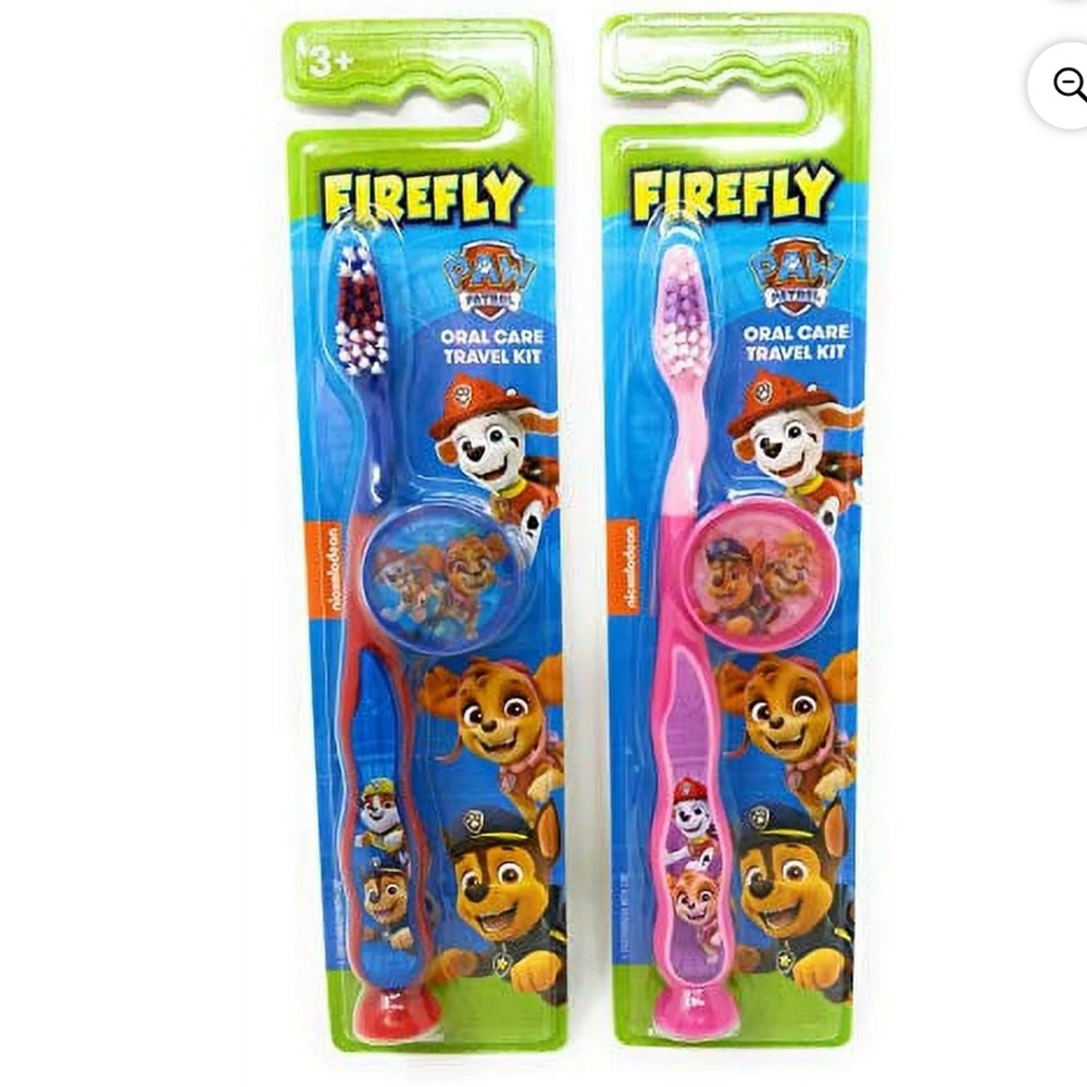 Paw Patrol kids girls and boy toothbrush set 3 years plus NWT